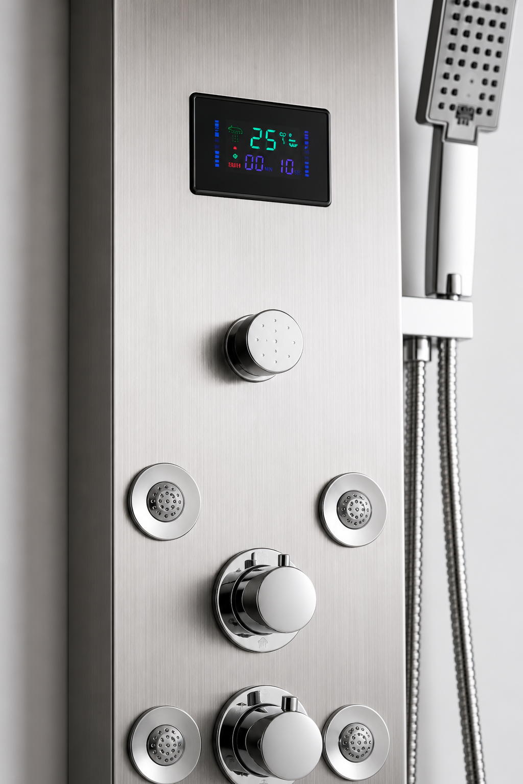 M&E Signature LED Rainfall Shower Panel