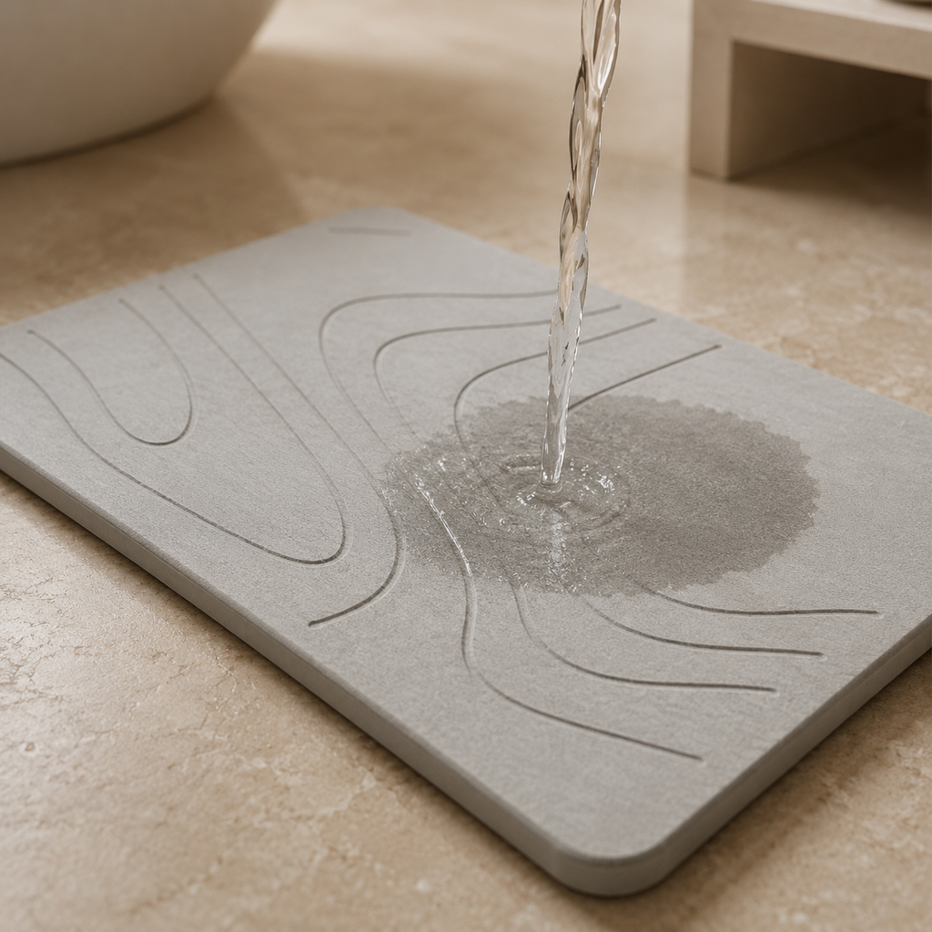 M&E Luxury Quick-Dry Stone Bath Mat
