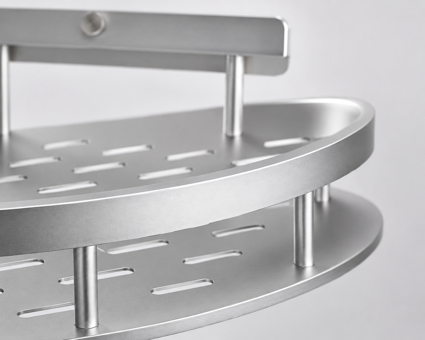 M&E LuxeGrip Corner Shower Shelf